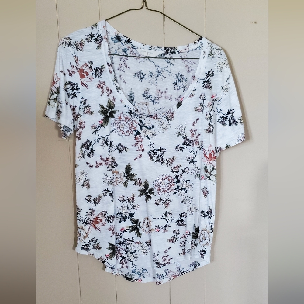 Lucky Brand S Floral Shirt
